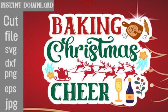 Baking Christmas Cheer SVG Cut File: A Graphics & Crafts Review