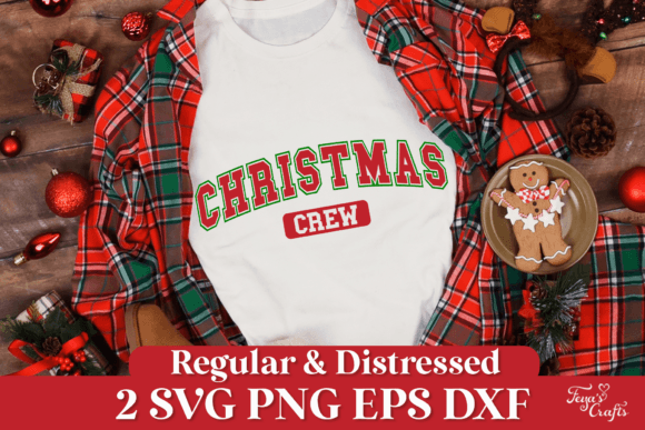 Christmas Crew SVG Quote: Graphics for Crafts & Content